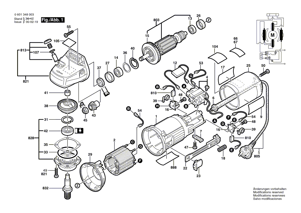 Bosch 1348 - 0601348039 Tool Parts