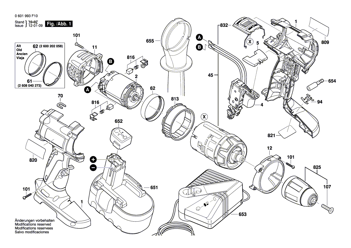 Bosch 15618 - 0601994f10 Tool Parts