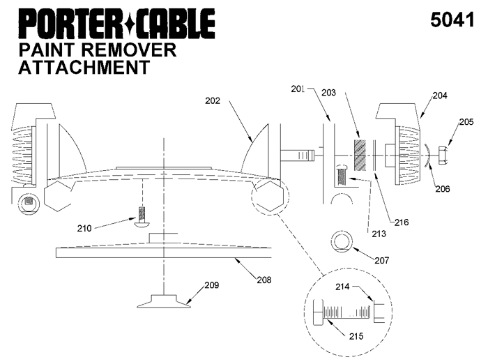 Porter Cable 7403 Disc Sander Parts