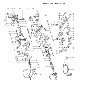 Festool AT65-E (488373) Circular Saw Parts