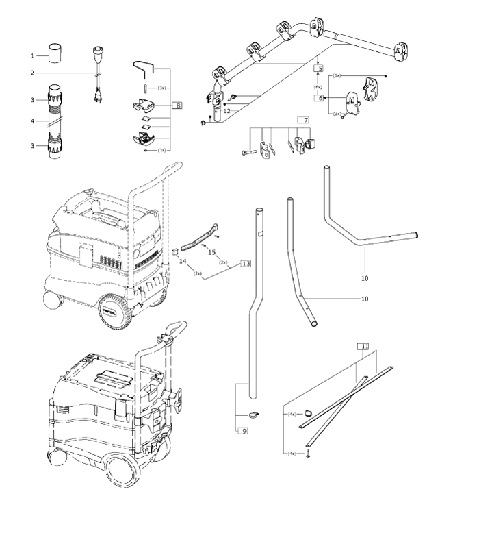 Festool CT-boom-arm (492762) Accessory Parts