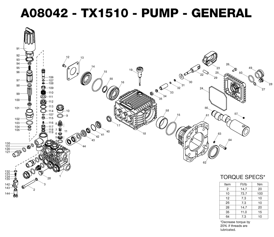DeWalt DP3750HR 1 Parts - Pressure Washer