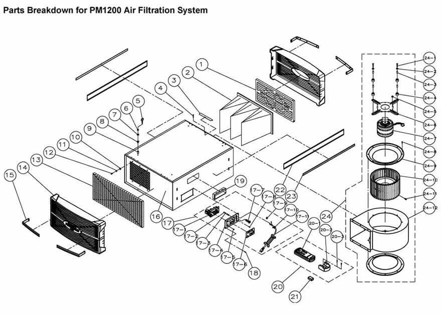 Powermatic PM1200 Air Filtration System (1791330)