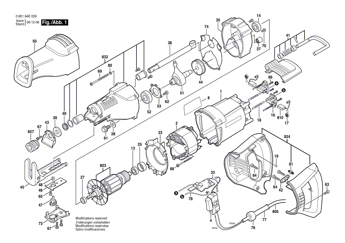 Bosch rs-15 - 060164e067 Tool Parts